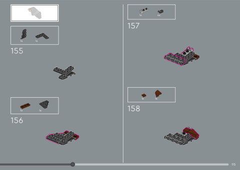 LEGO 21366 instructions page 115 – build guide