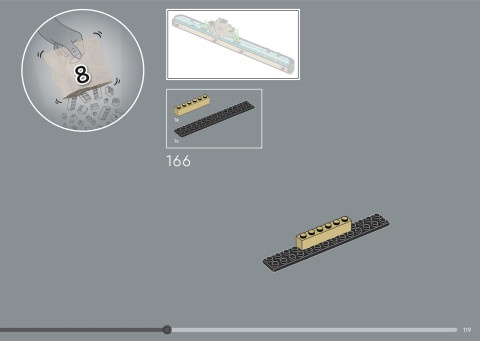 LEGO 21366 instructions page 119 – build guide