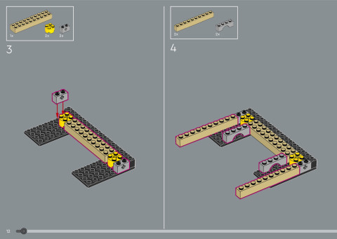 LEGO 21366 instructions page 12 – build guide