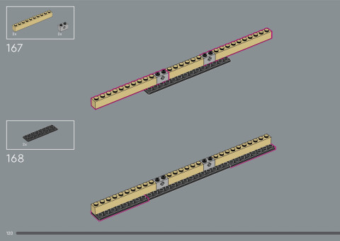 LEGO 21366 instructions page 120 – build guide