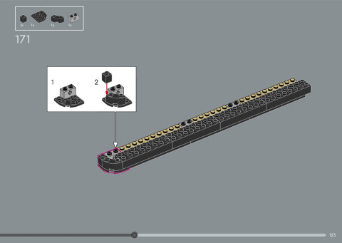LEGO 21366 instructions page 123 – build guide