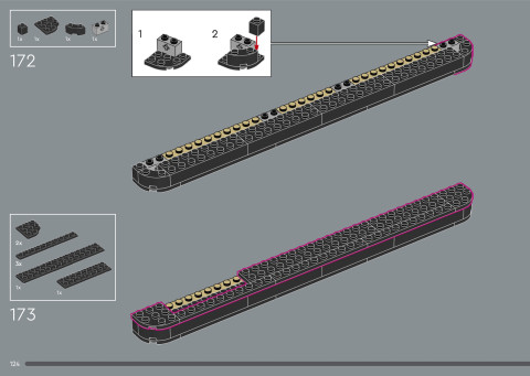 LEGO 21366 instructions page 124 – build guide