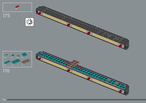 LEGO 21366 instructions page 126 – build guide