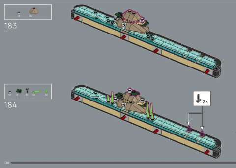 LEGO 21366 instructions page 130 – build guide