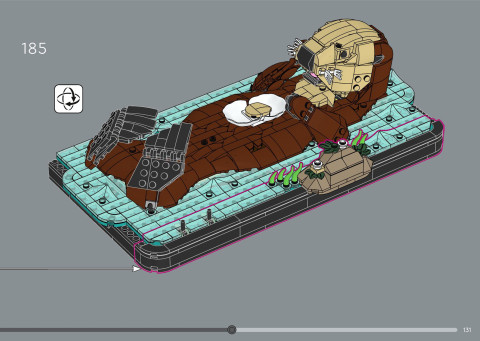 LEGO 21366 instructions page 131 – build guide