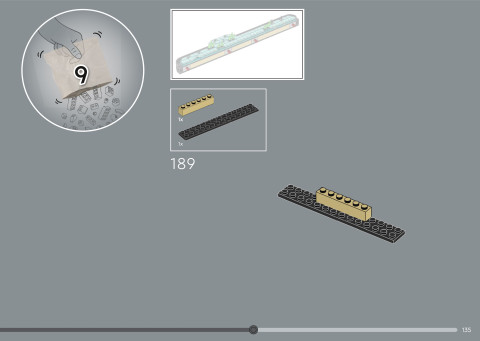 LEGO 21366 instructions page 135 – build guide