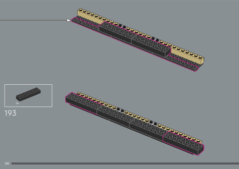 LEGO 21366 instructions page 138 – build guide