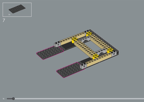 LEGO 21366 instructions page 14 – build guide