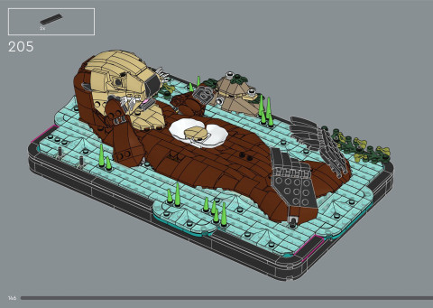 LEGO 21366 instructions page 146 – build guide