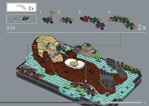 LEGO 21366 instructions page 147 – build guide