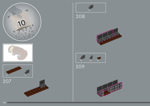 LEGO 21366 instructions page 148 – build guide