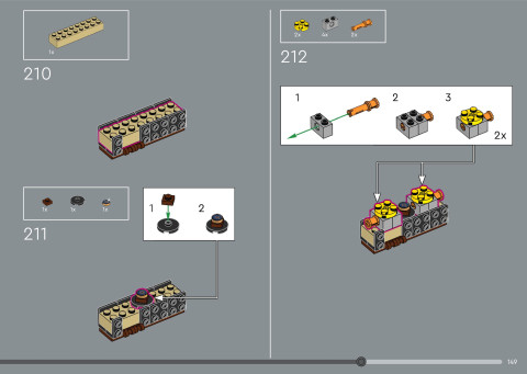 LEGO 21366 instructions page 149 – build guide