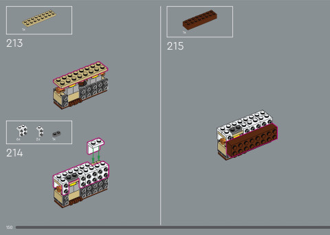 LEGO 21366 instructions page 150 – build guide