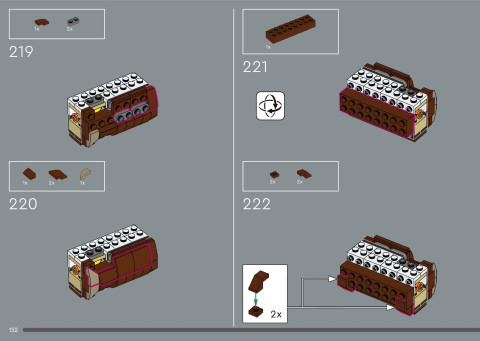 LEGO 21366 instructions page 152 – build guide