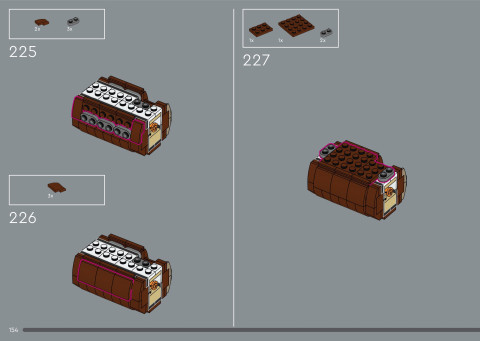 LEGO 21366 instructions page 154 – build guide