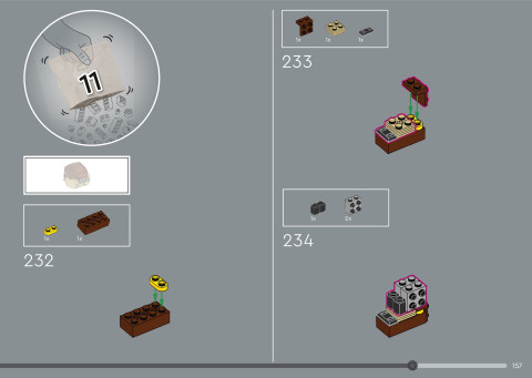LEGO 21366 instructions page 157 – build guide