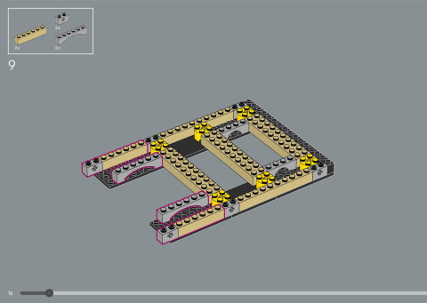 LEGO 21366 instructions page 16 – build guide
