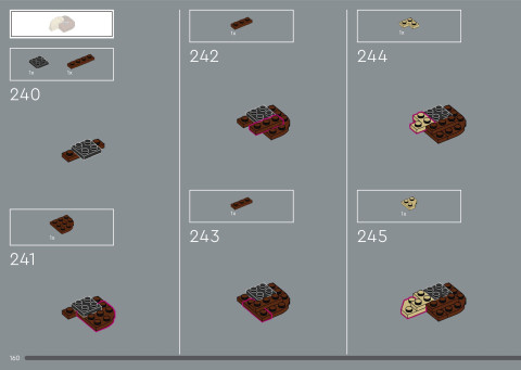 LEGO 21366 instructions page 160 – build guide