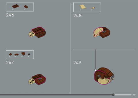 LEGO 21366 instructions page 161 – build guide