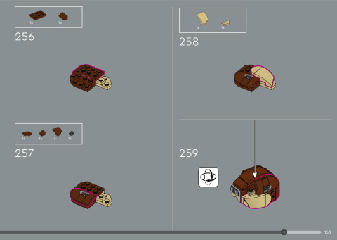 LEGO 21366 instructions page 163 – build guide