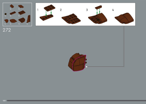 LEGO 21366 instructions page 168 – build guide