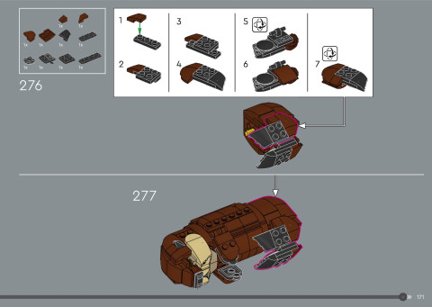 LEGO 21366 instructions page 171 – build guide