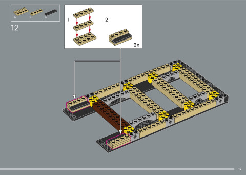 LEGO 21366 instructions page 19 – build guide