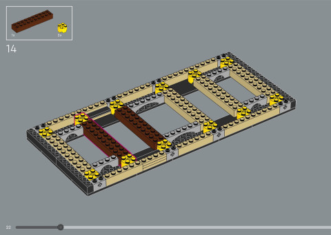 LEGO 21366 instructions page 22 – build guide