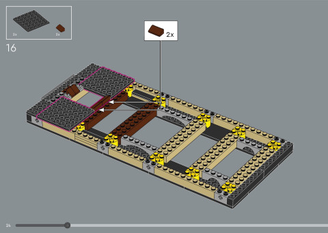LEGO 21366 instructions page 24 – build guide