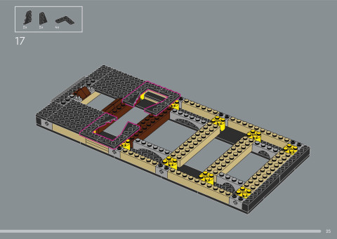 LEGO 21366 instructions page 25 – build guide
