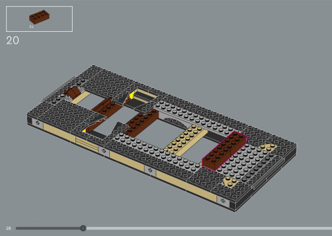LEGO 21366 instructions page 28 – build guide