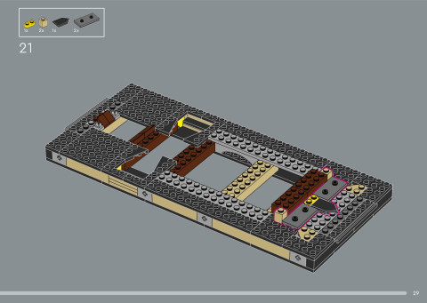 LEGO 21366 instructions page 29 – build guide