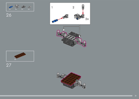 LEGO 21366 instructions page 31 – build guide