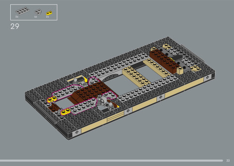LEGO 21366 instructions page 33 – build guide