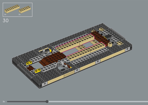 LEGO 21366 instructions page 34 – build guide