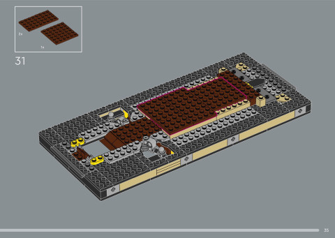 LEGO 21366 instructions page 35 – build guide