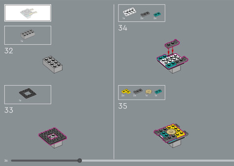 LEGO 21366 instructions page 36 – build guide