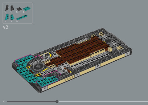 LEGO 21366 instructions page 40 – build guide