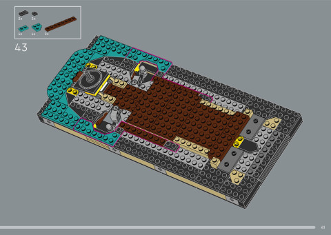 LEGO 21366 instructions page 41 – build guide