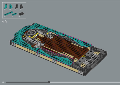 LEGO 21366 instructions page 42 – build guide