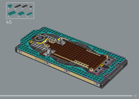 LEGO 21366 instructions page 43 – build guide