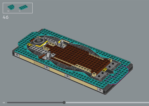 LEGO 21366 instructions page 44 – build guide
