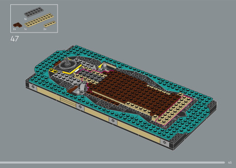 LEGO 21366 instructions page 45 – build guide