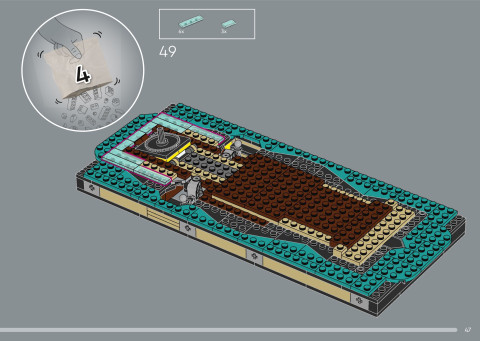 LEGO 21366 instructions page 47 – build guide