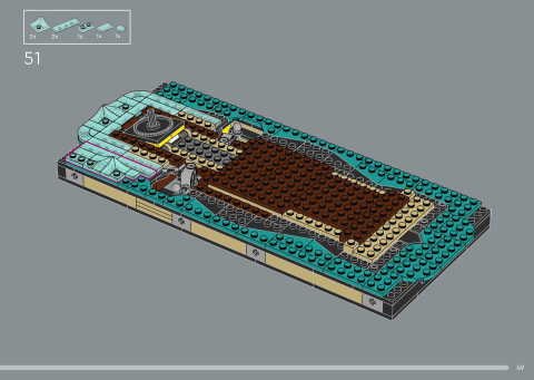 LEGO 21366 instructions page 49 – build guide