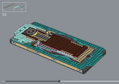 LEGO 21366 instructions page 50 – build guide