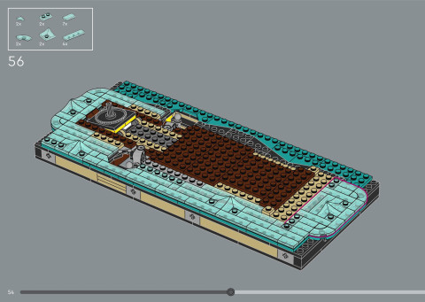 LEGO 21366 instructions page 54 – build guide