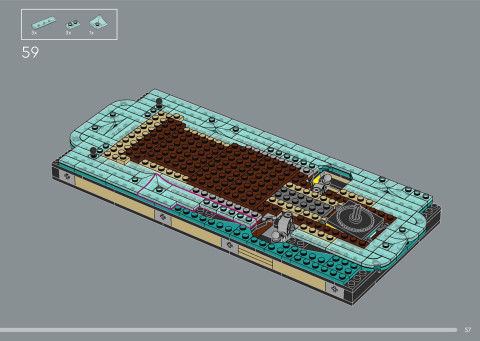 LEGO 21366 instructions page 57 – build guide
