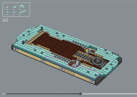 LEGO 21366 instructions page 58 – build guide