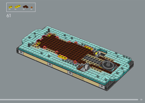 LEGO 21366 instructions page 59 – build guide